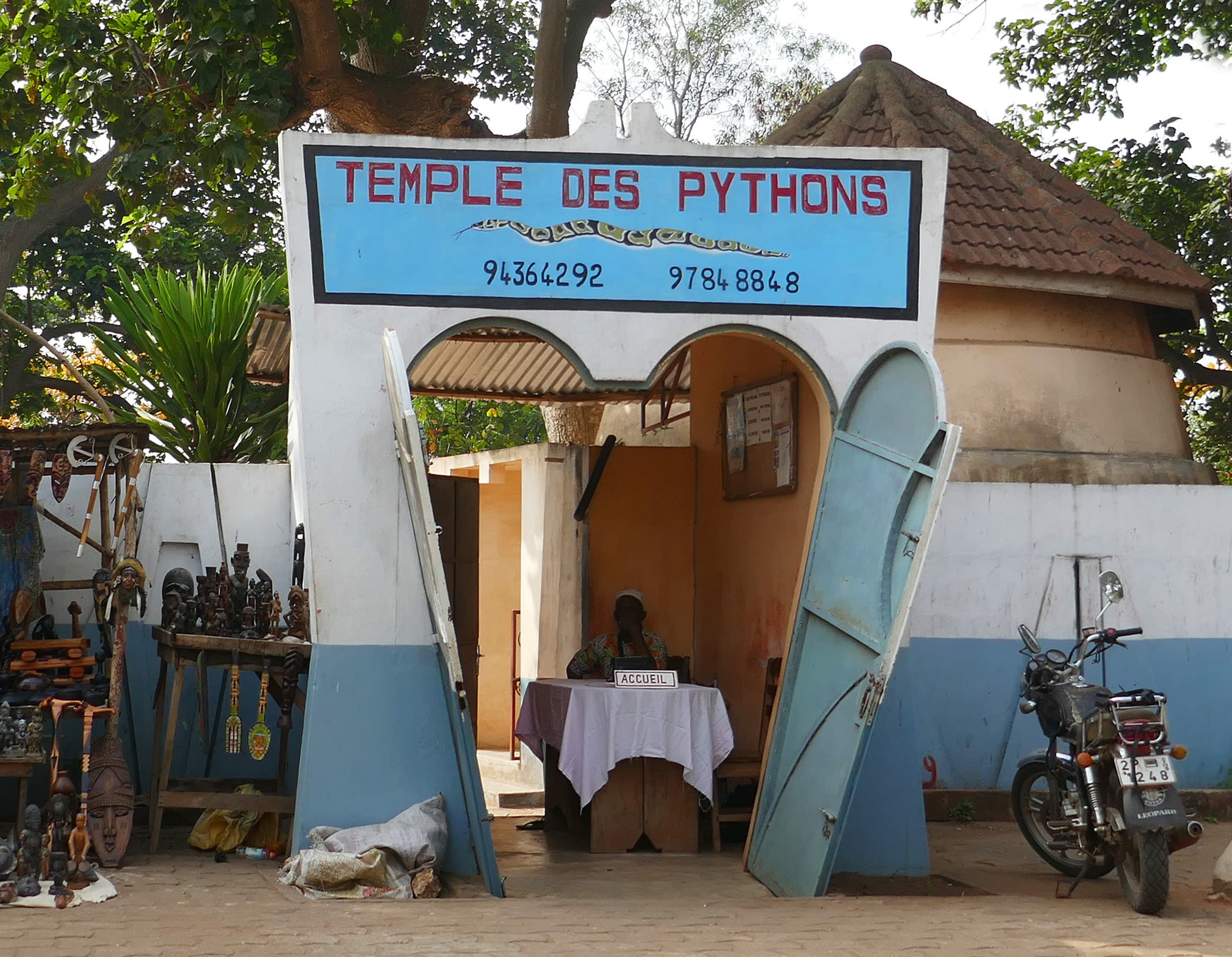 Le temple des pythons