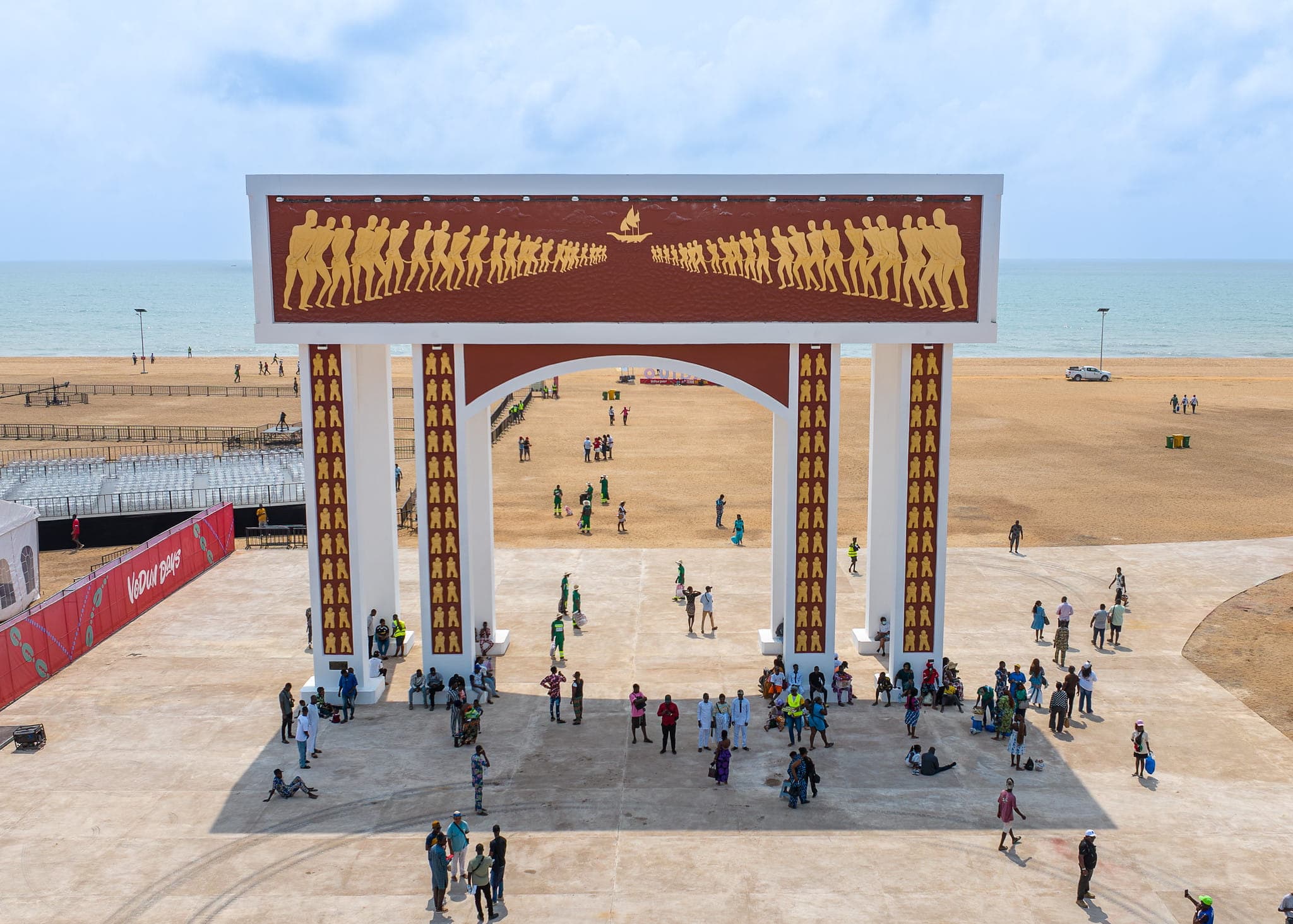 The Door of No Return in Ouidah, memorial of the Atlantic slave trade