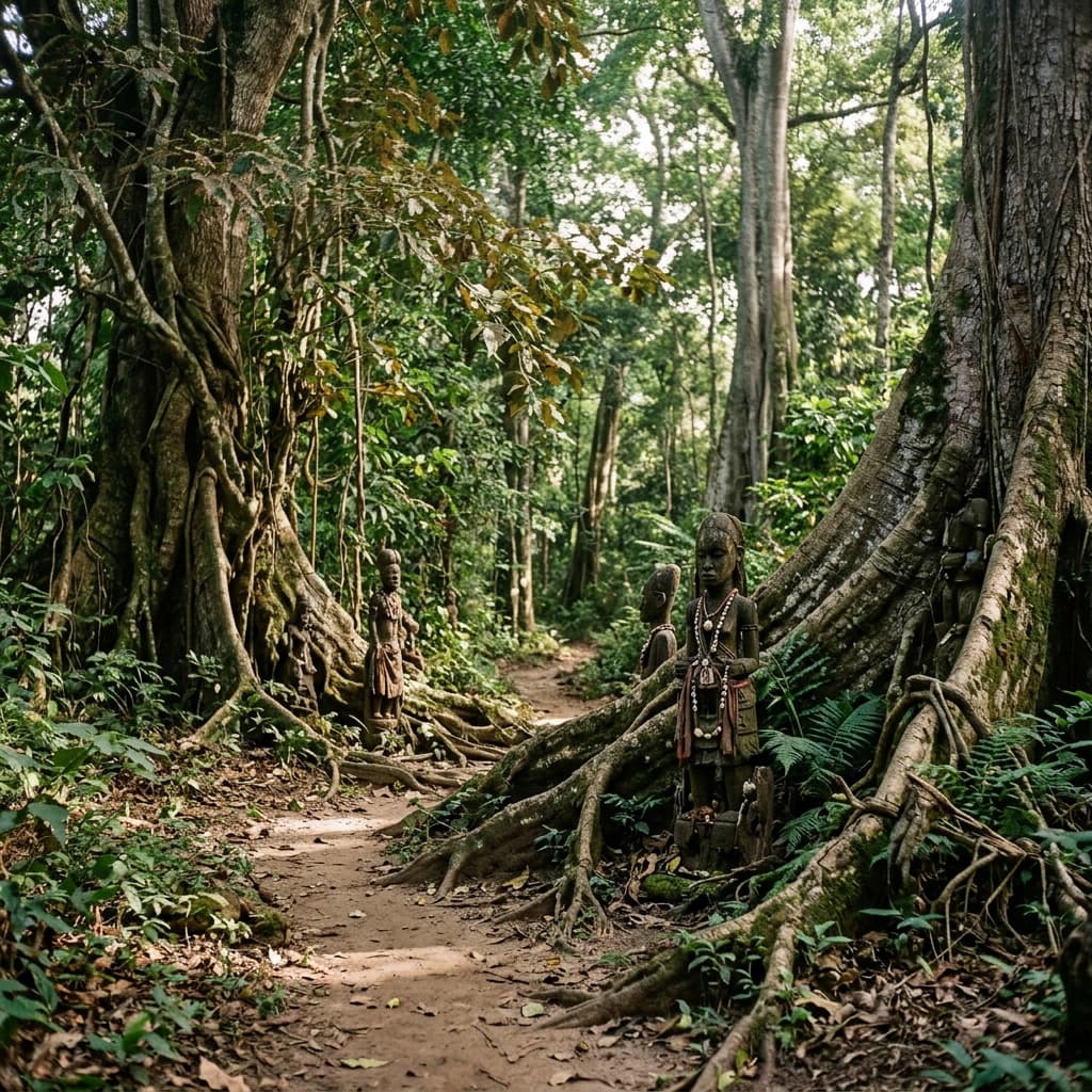 A Floresta Sagrada de Kpassè: O Mundo Espiritual Escondido de Uidá