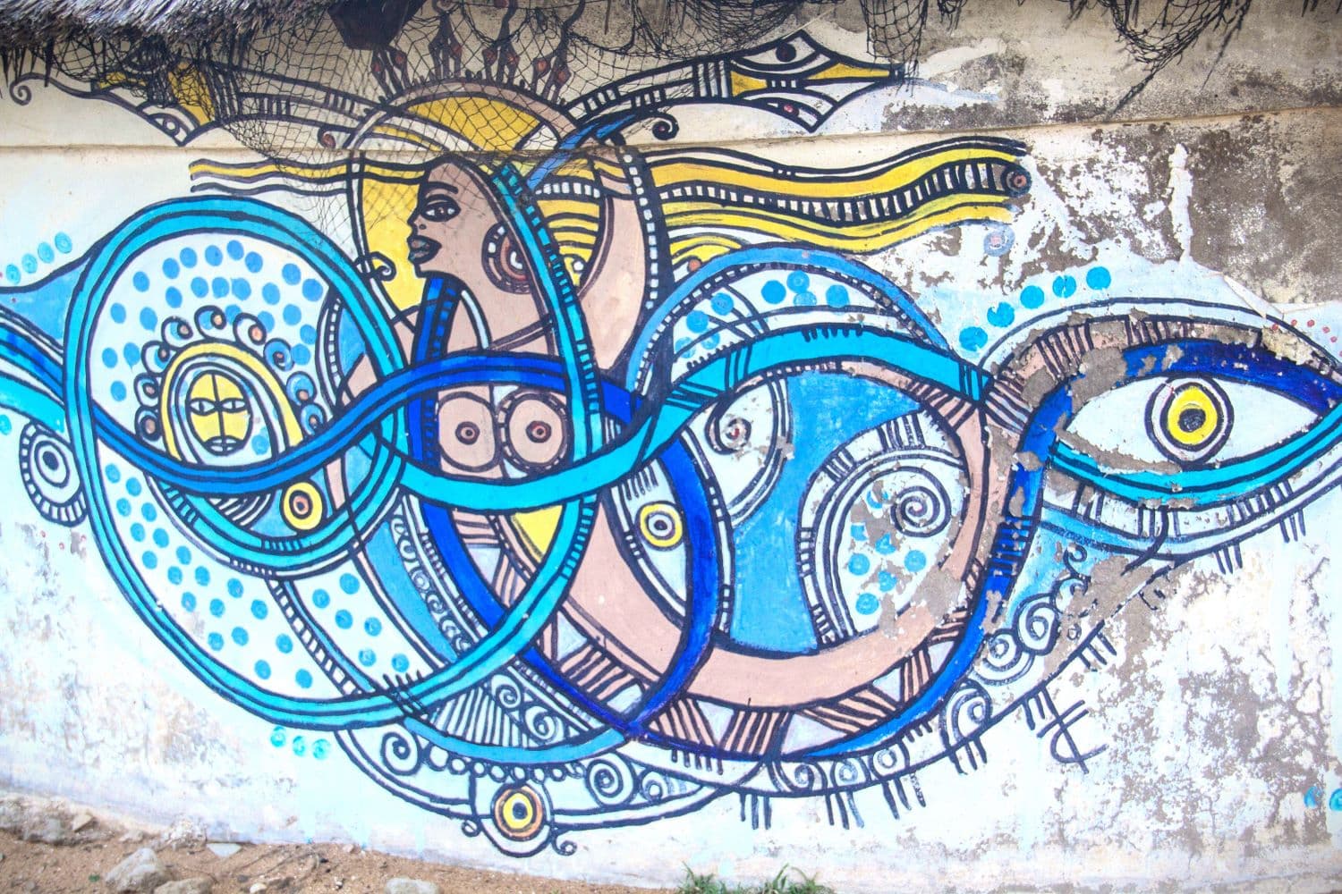 Fresque de Mami Wata